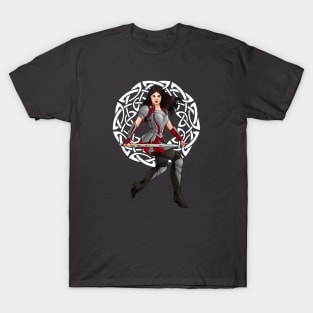 Lady Sif of Asgard - Celtic Background T-Shirt
